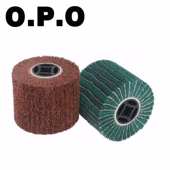 Abrasive Tools Wire Drawing Non Woven Grinding Wheel for Polishing Stainless Steel