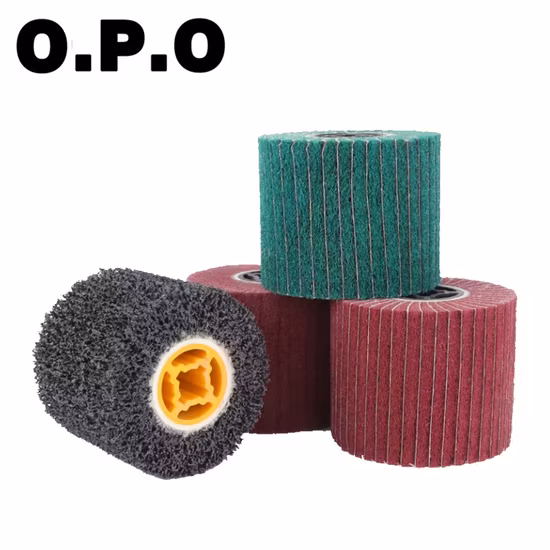 Abrasive Tools Wire Drawing Non Woven Grinding Wheel for Polishing Stainless Steel